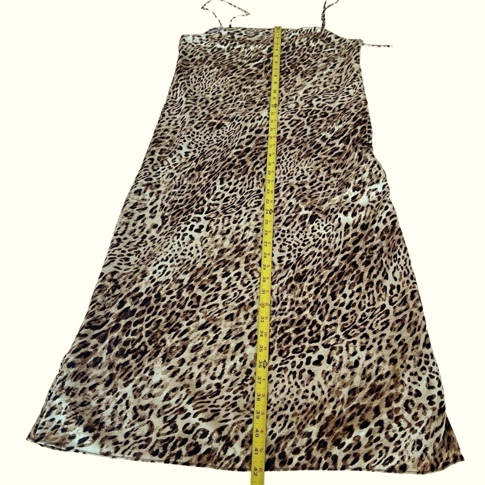 Banana Republic Maxi Animal Print Slip Dress Size Medium - Picture 4 of 7